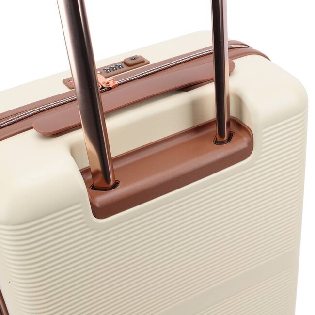 Decent 'Stella' 55x35x20cm Handbagage Trolley  - Off white