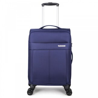 Decent 'D-Upright' Handbagage Trolley Softcase  - Donkerblauw