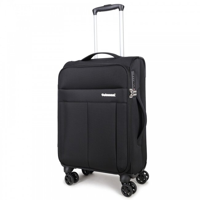 Decent 'D-Upright' Handbagage Trolley Softcase  - Zwart