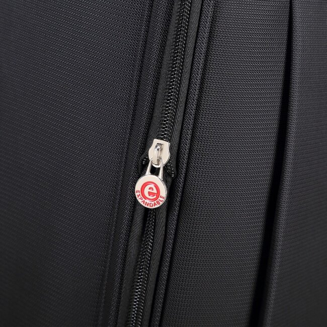 Decent 'D-Upright' Handbagage Trolley Softcase  - Zwart