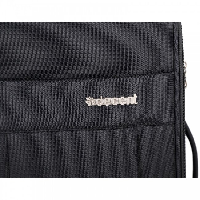 Decent 'D-Upright' Handbagage Trolley Softcase  - Zwart