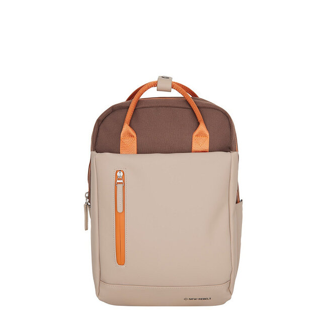 New Rebels 'Ferron' Miami handel backpack - Coffee