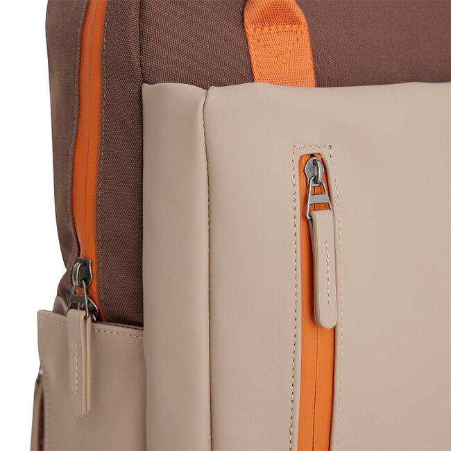 New Rebels 'Ferron' Miami handel backpack - Coffee