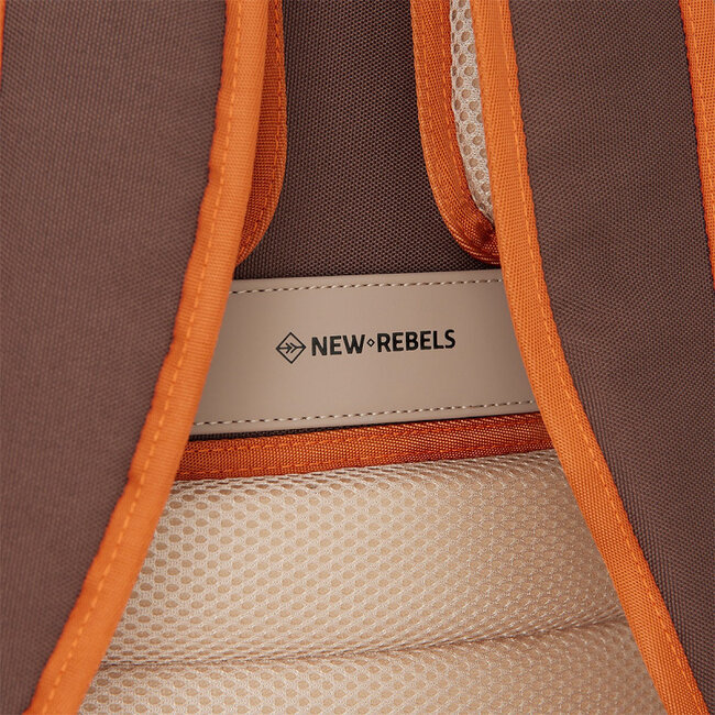 New Rebels 'Ferron' Miami handel backpack - Coffee