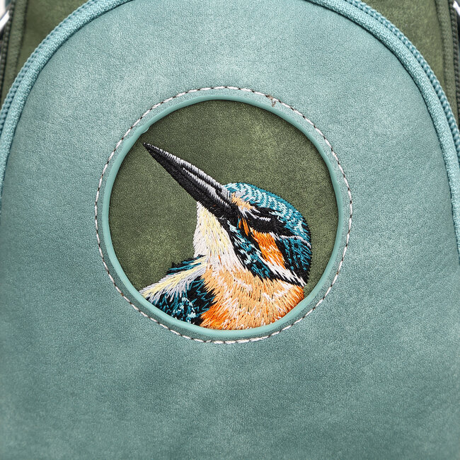 Hi-di-Hi 'Ditty' crossbody bag  Aqua/D.Green/D.Blue - DIT02