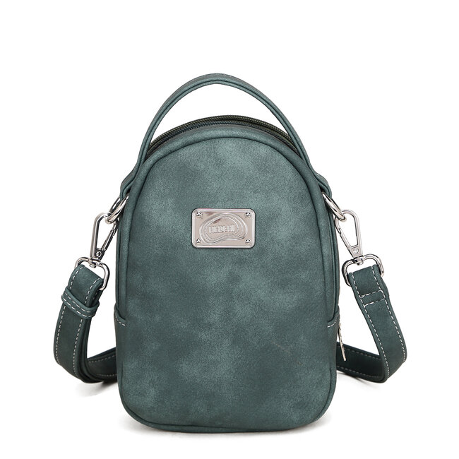 Hi-di-Hi 'Ditty' crossbody bag  Aqua/D.Green/D.Blue - DIT02
