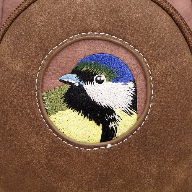 Hi-di-Hi 'Ditty' crossbody bag  D.Brown/Lilac/Yellow - DIT01