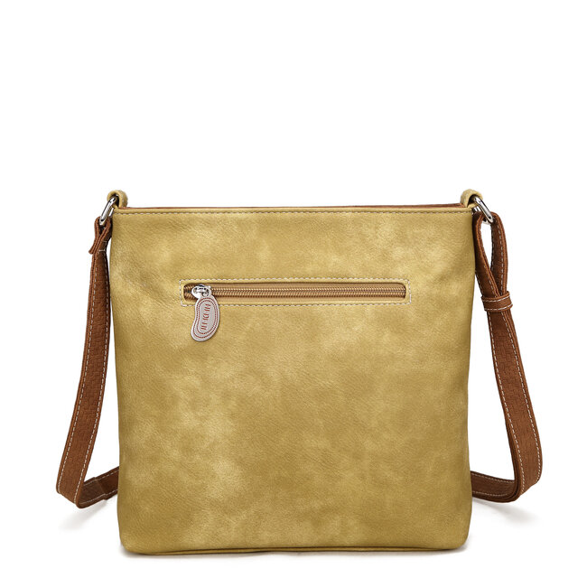 Hi-di-Hi 'Appetizer' crossbody bag  Yellow/Cognac - APP23