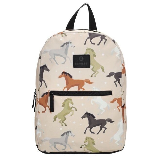 Beagles 'Paarden' Rugzak -13 inch tabletvak
