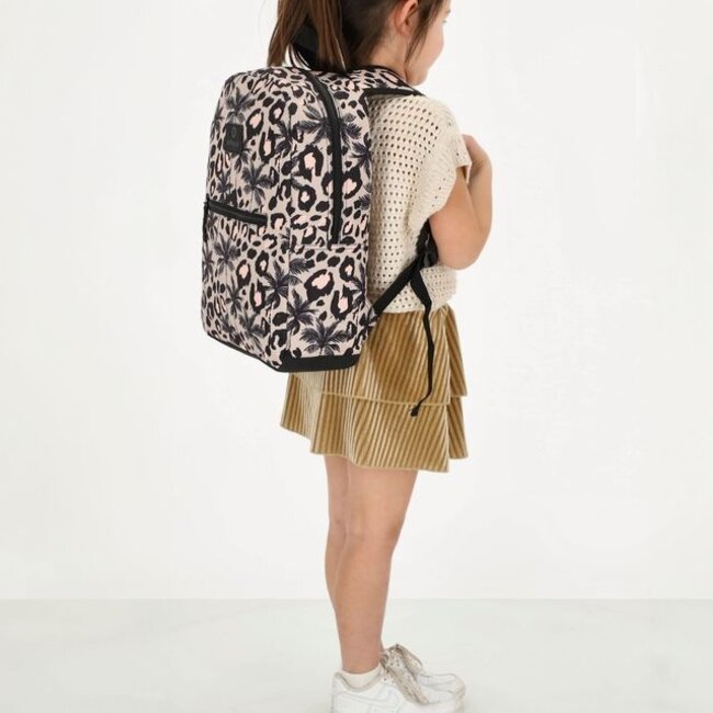 Beagles 'Luipaard' Rugzak Roze -13 inch tabletvak