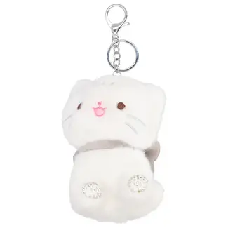 Sleutel/Tashanger - 'Prrrr'  Wit