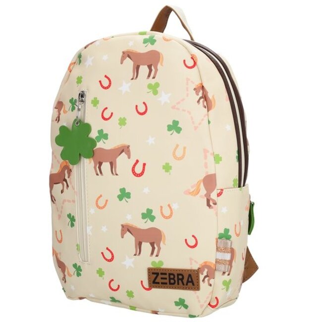 Zebra Trends 'Lucky Horse' M Beige- Rugzak