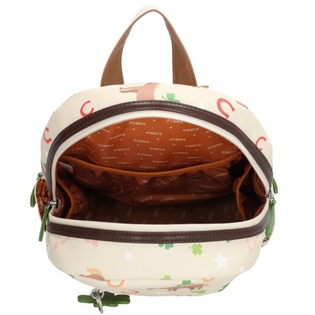 Zebra Trends 'Lucky Horse' M Beige- Rugzak
