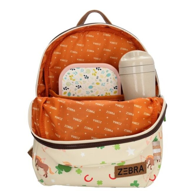 Zebra Trends 'Lucky Horse' M Beige- Rugzak