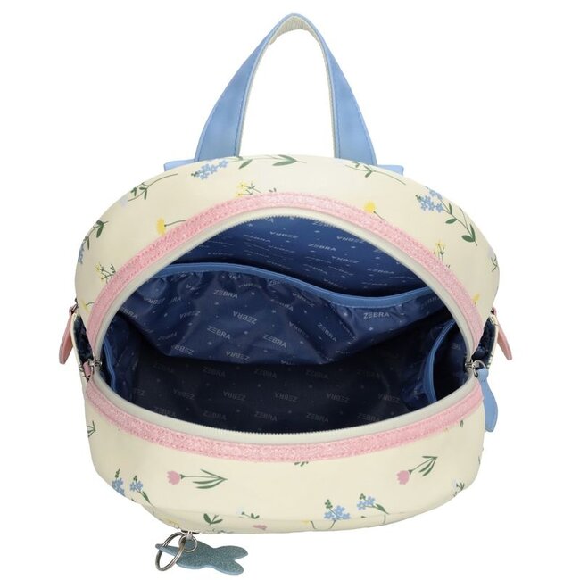 Zebra Trends 'Floral Cream' M Beige- Rugzak
