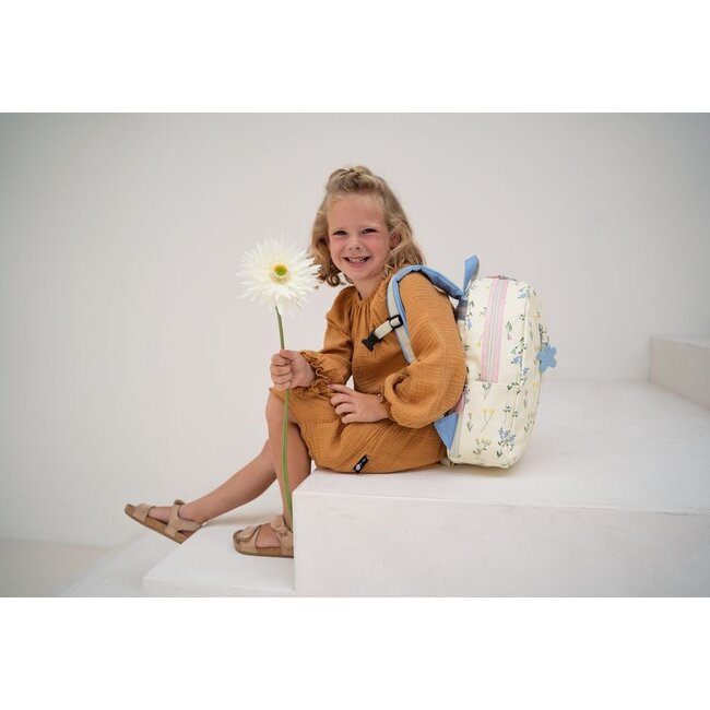 Zebra Trends 'Floral Cream' M Beige- Rugzak