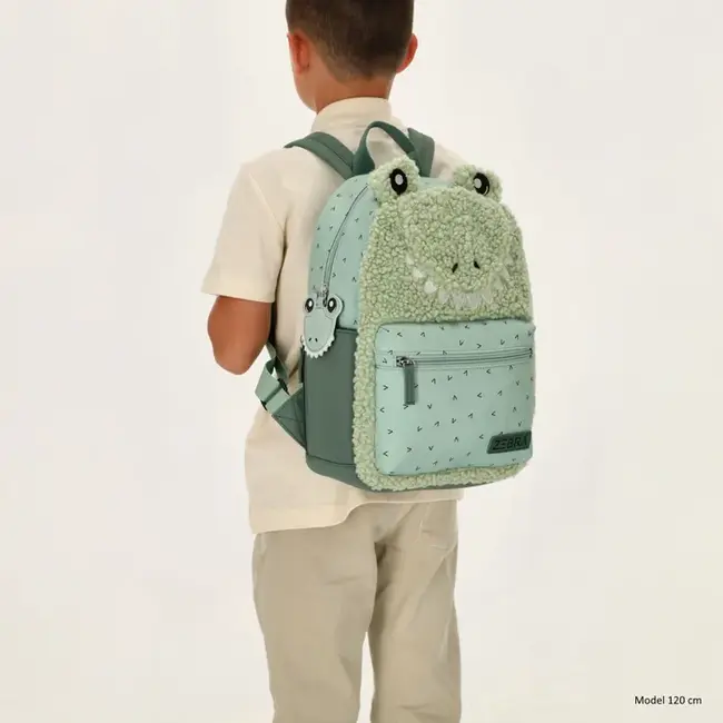 Zebra 'Buddies'  Groen - Rugzak