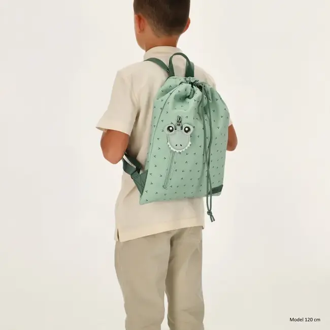 Zebra Trends 'Buddies'  Groen - Gymtas/Zwemtas