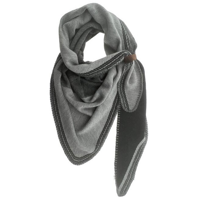 Lot83 Sjaal Nova - Zwart/Grijs