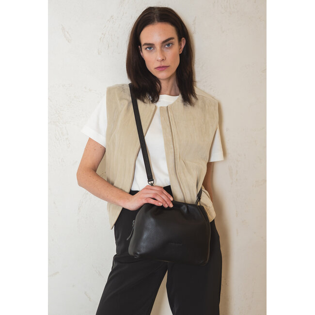 Aunts & Uncles Crossbody 'Honey'  Black Dress