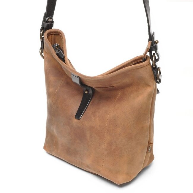 Berba bags & wallets Schoudertas 827-054-71 Coffee - Bonneville Collectie