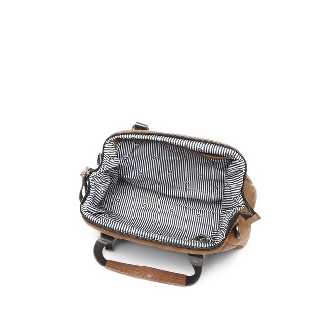 Berba bags & wallets 'Dokterstas' 827-351-71 Coffee - Bonneville Collectie