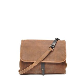 Berba bags & wallets 'Kleptas' 827-676-71 Coffee - Bonneville Collectie