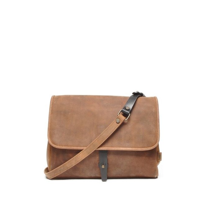Berba bags & wallets 'Kleptas' 827-676-71 Coffee - Bonneville Collectie