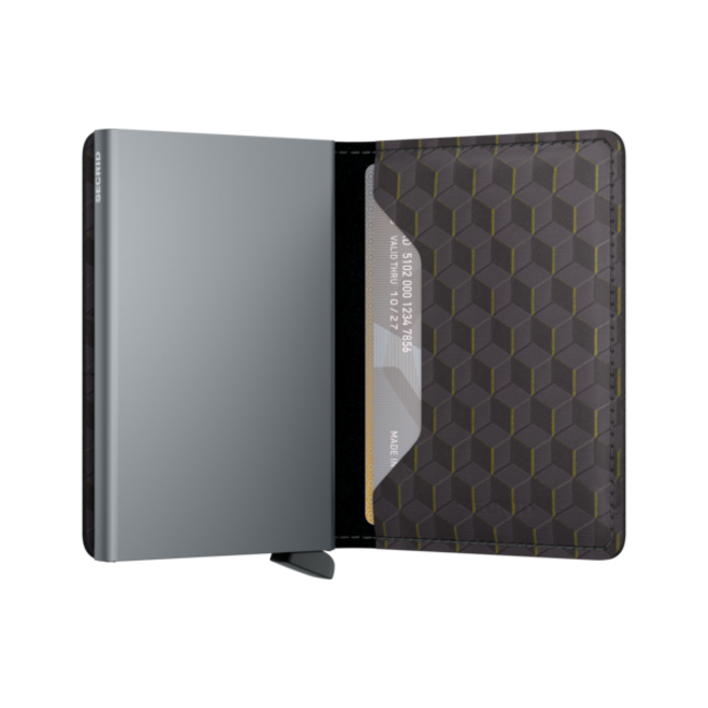 Secrid Miniwallet Optical - Grey & Yellow