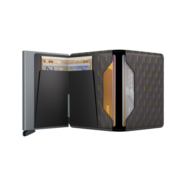 Secrid Miniwallet Optical - Grey & Yellow