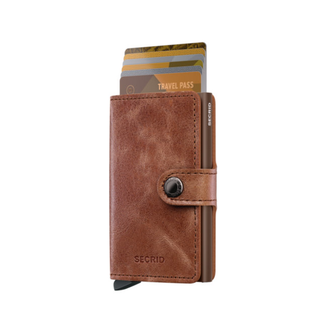 Secrid Miniwallet Vintage Cognac - Brown