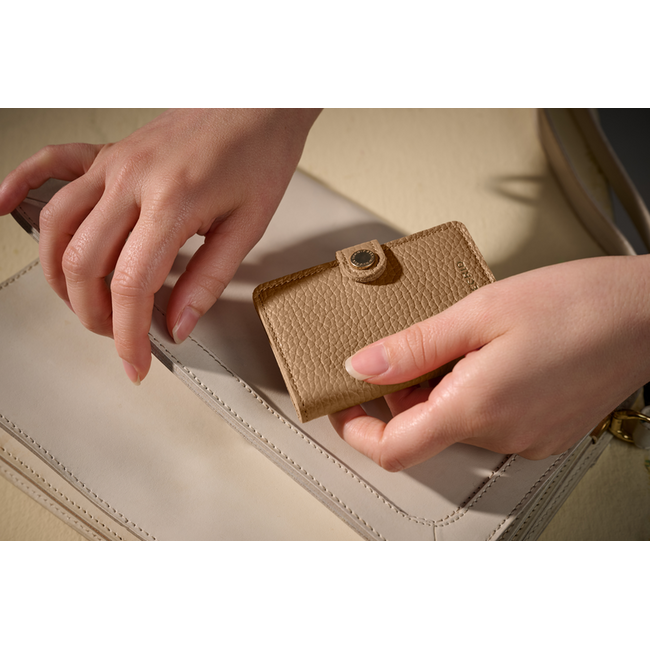 Secrid Miniwallet Pebble - Cappuccino