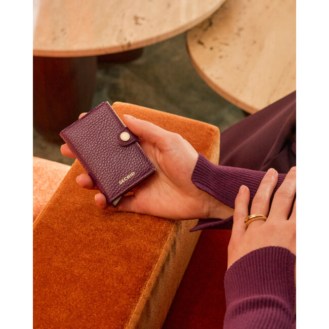 Secrid Miniwallet Pebble - Grape