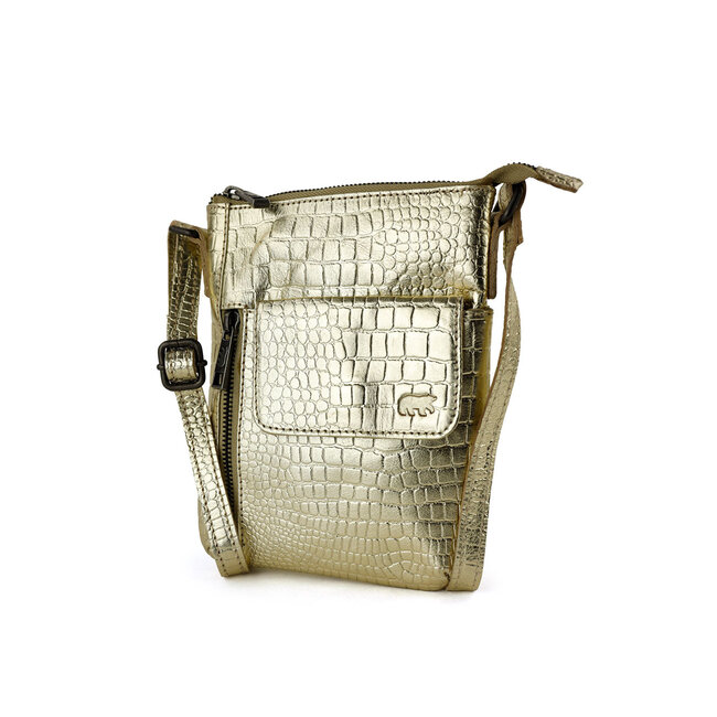 Bear Design 'Davide' Champagne Croco - CP2327,  Callisto-Pelle Collectie