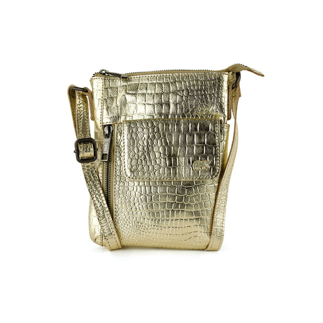 Bear Design 'Davide' Champagne Croco - CP2327,  Callisto-Pelle Collectie