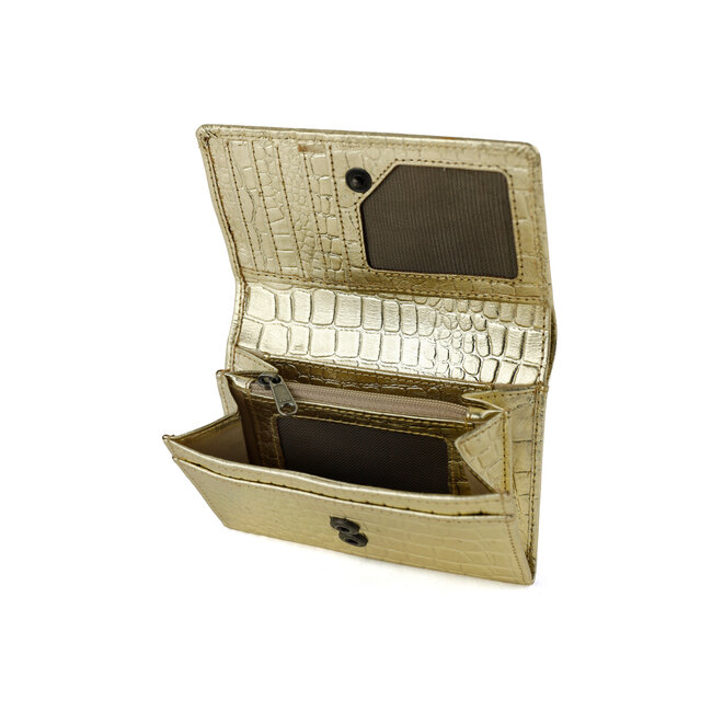 Bear Design 'Sweety' Champagne Croco - CP5066,  Callisto-Pelle Collectie