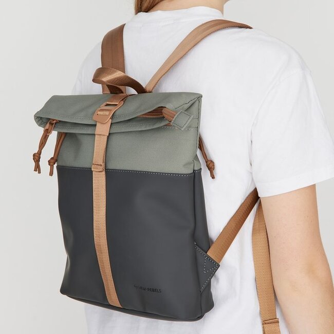 New Rebels 'Ferron' Los Angeles Backpack Mini - Antraciet