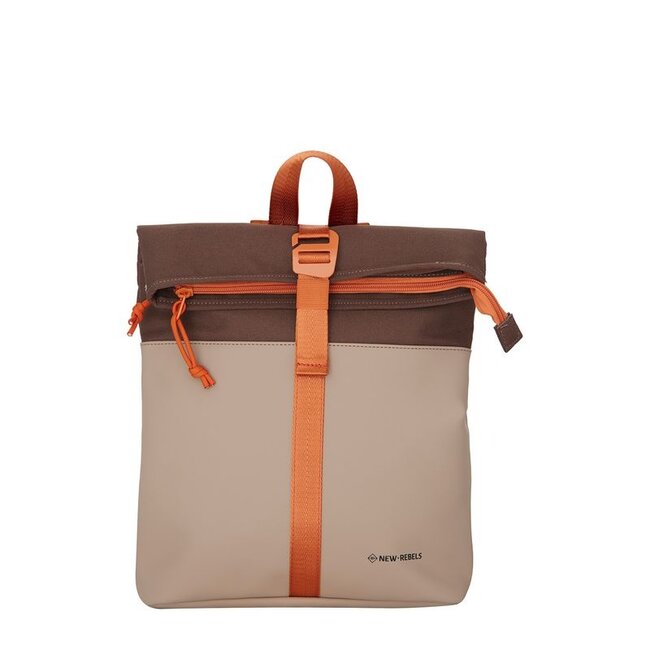 New Rebels 'Ferron' Los Angeles Backpack Mini - Cofee