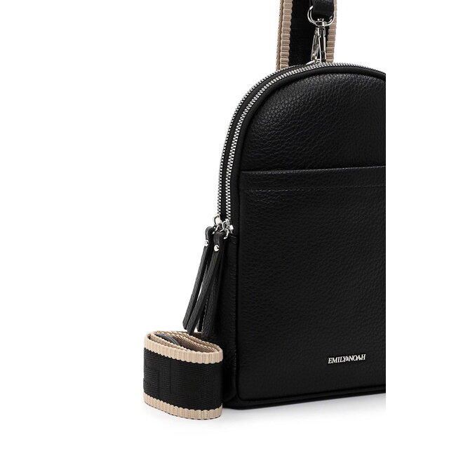 Emily & Noah 'Elena' Crossbody/Slingbag Zwart