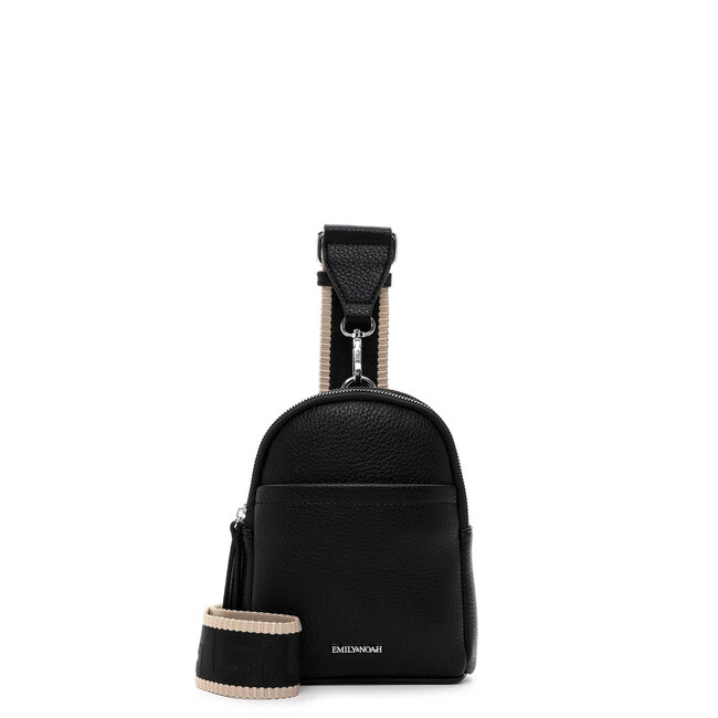 Emily & Noah 'Elena' Small Crossbody/Slingbag Zwart