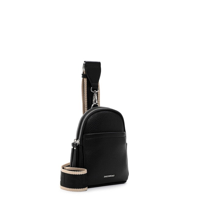 Emily & Noah 'Elena' Small Crossbody/Slingbag Zwart