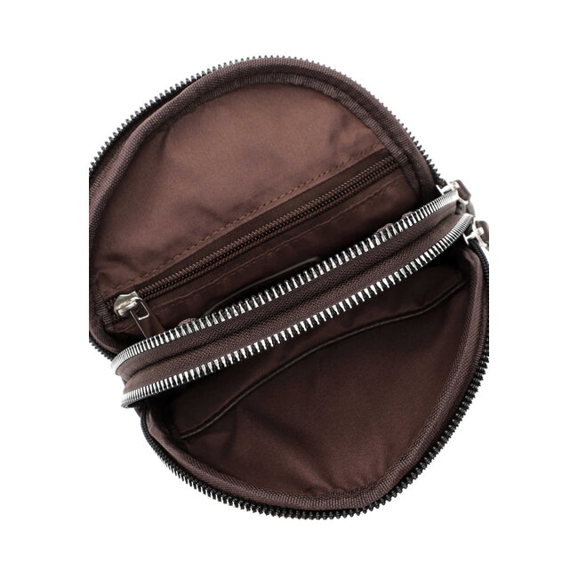 Emily & Noah 'Elena' Small Crossbody/Slingbag Bruin