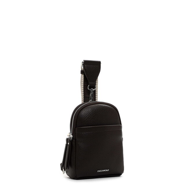 Emily & Noah 'Elena' Small Crossbody/Slingbag Bruin