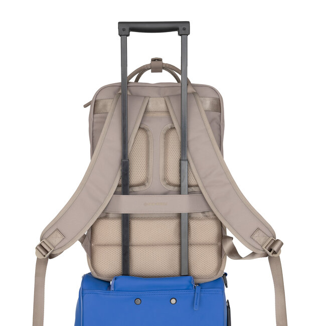New Rebels 'Ribbi' Milwaukee Rugzak - 15.6 inch Laptopvak  - Taupe