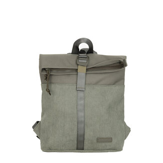 New Rebels 'Ribbi' Los Angeles - Waterafstotende Rugzak - Sage groen