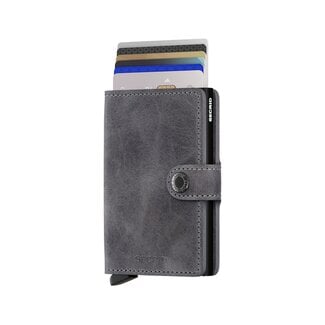 Secrid Miniwallet Vintage - Grey/Black