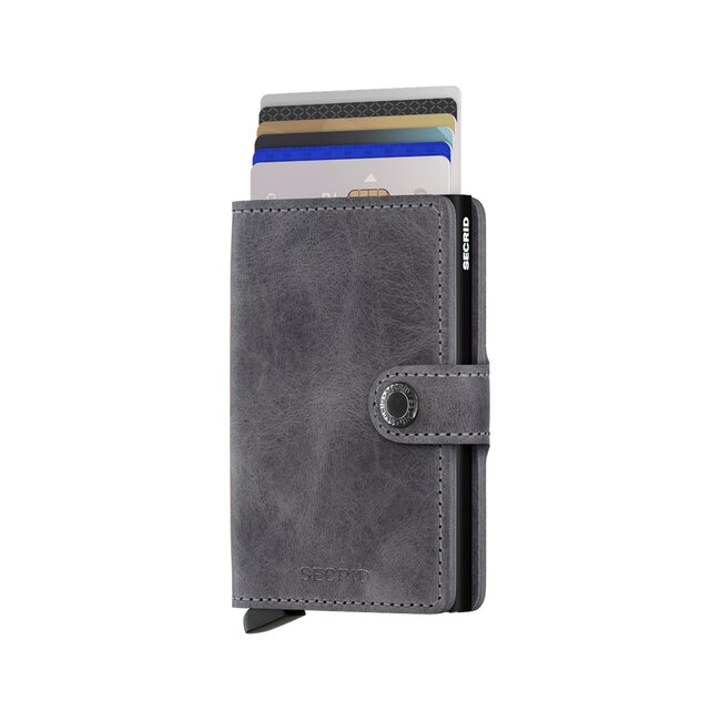 Secrid Miniwallet Vintage - Grey/Black