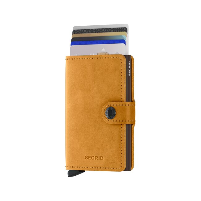 Secrid Miniwallet Vintage - Yellow
