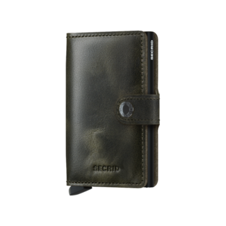 Secrid Miniwallet Vintage - Olive/Black