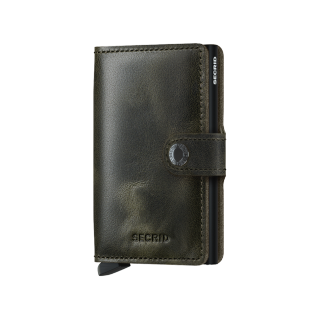 Secrid Miniwallet Vintage - Olive/Black
